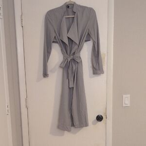 Light blue / Gray Trench Coat